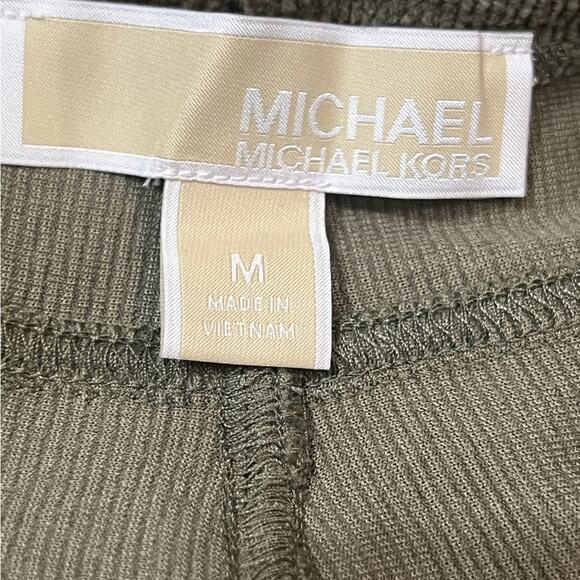 Michael Kors, Size Médium, Olive Green Pull-On Straight Ankle Pants. NWT L4 - Picture 2 of 12